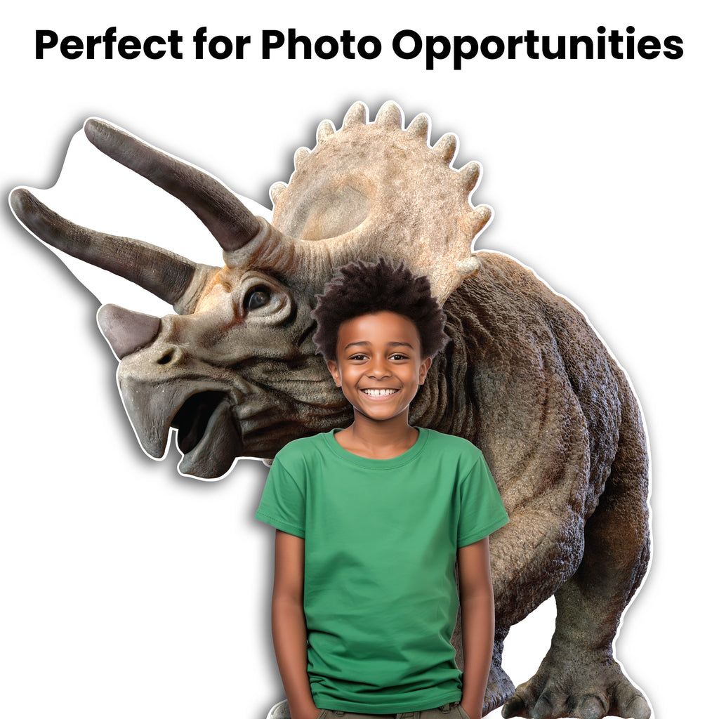 Large Triceratops Dinosaur Cardboard Cutout