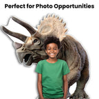 Large Triceratops Dinosaur Cardboard Cutout