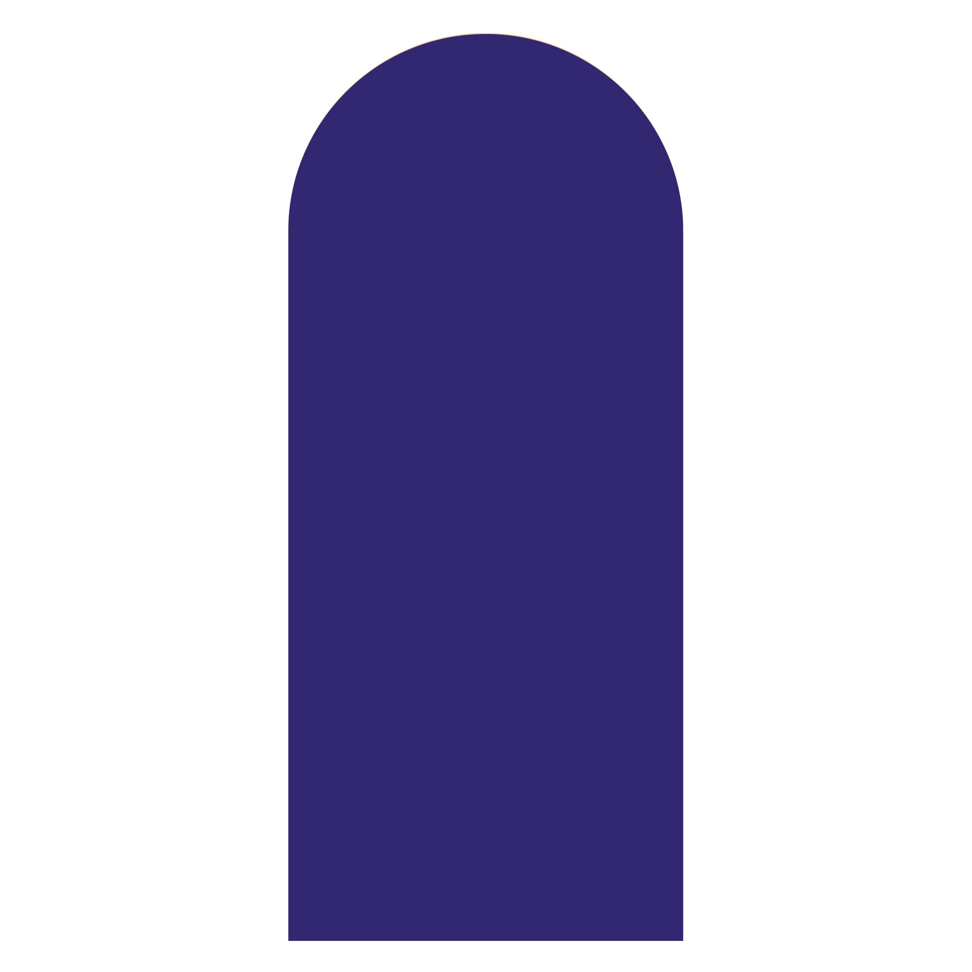 Purple arched backdrop sailboard