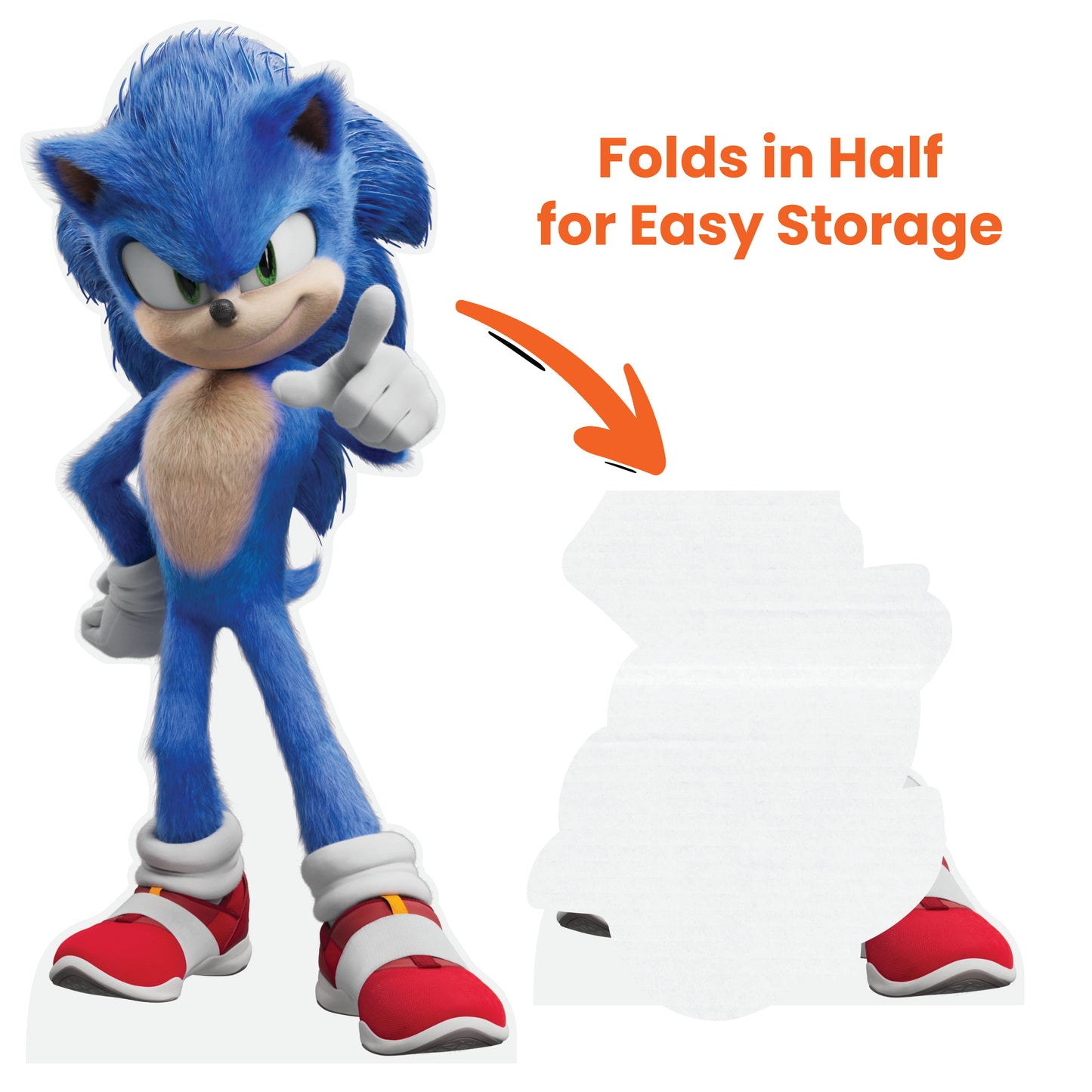 Sonic the Hedgehog Live Action Lifesize Cardboard Cutout