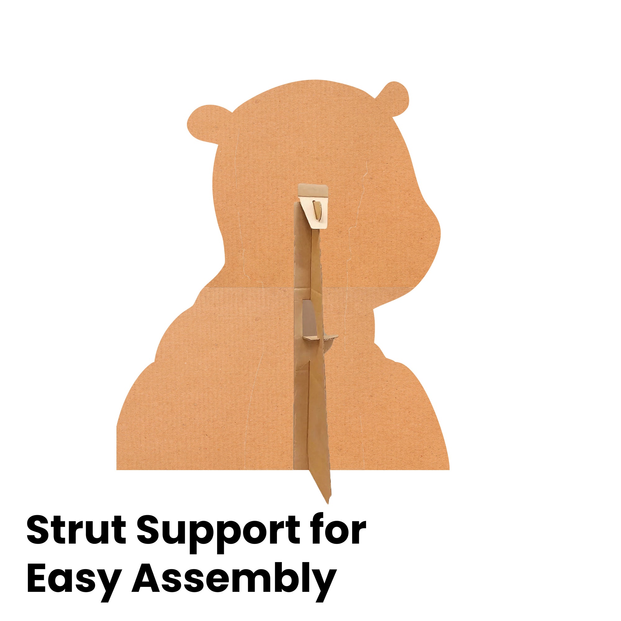 Hippo Cardboard Cutout