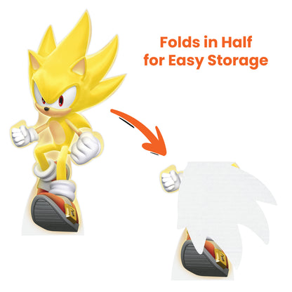 Super Sonic the Hedgehog Lifesize Cardboard Cutout