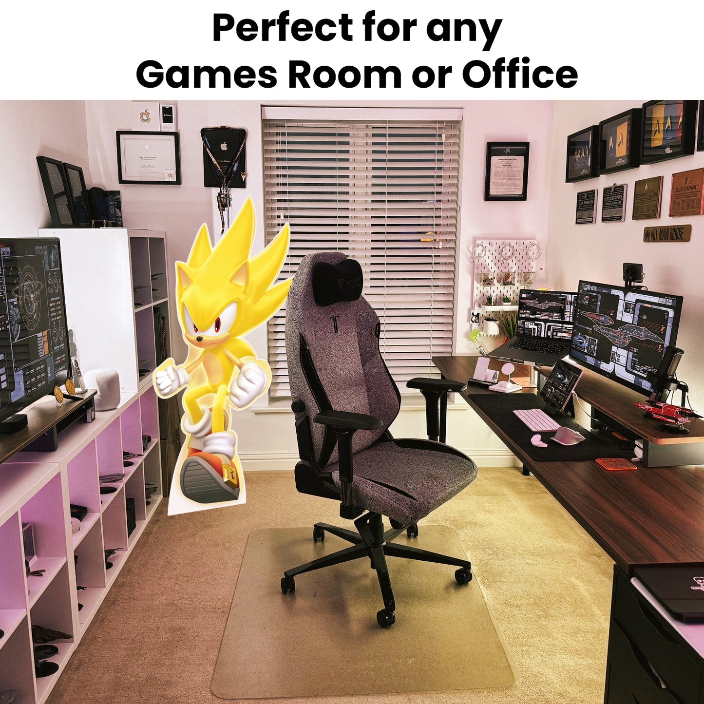 Super Sonic the Hedgehog Lifesize Cardboard Cutout