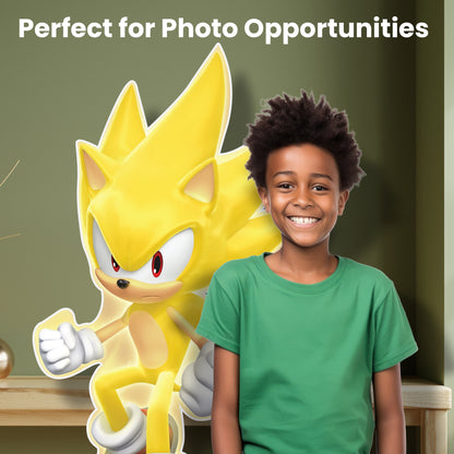 Super Sonic the Hedgehog Lifesize Cardboard Cutout