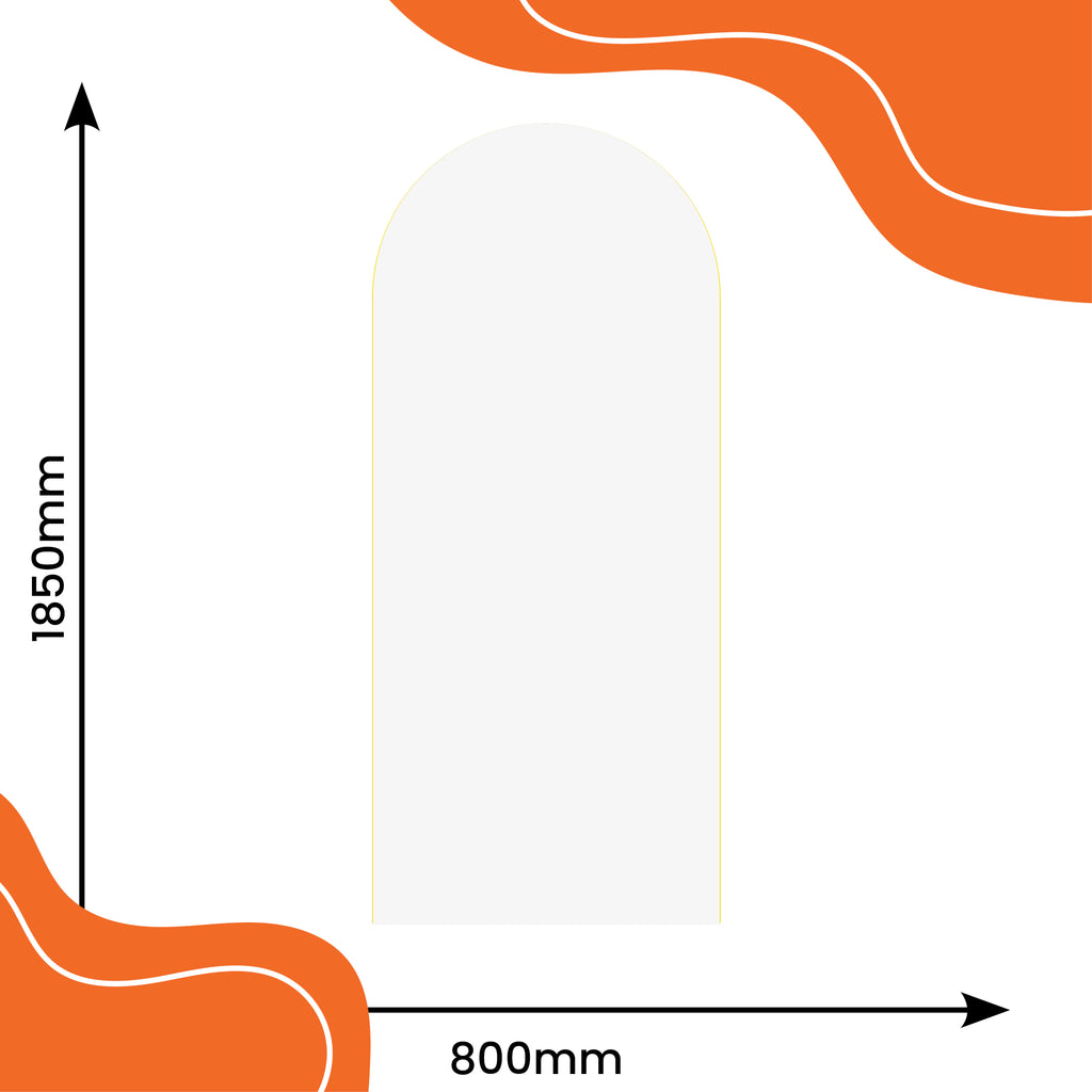 Coloured Arched Backdrop Sailboard