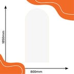 Coloured Arched Backdrop Sailboard