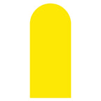 Yellow arched backdrop sailboard