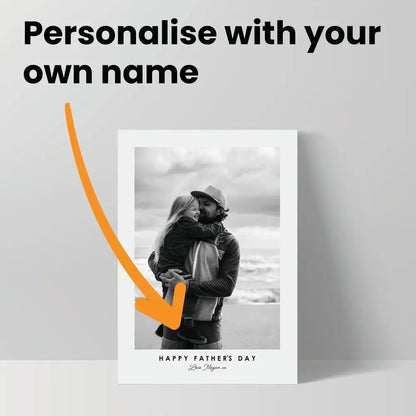 Personalised Father’s Day Photo Print with Quote