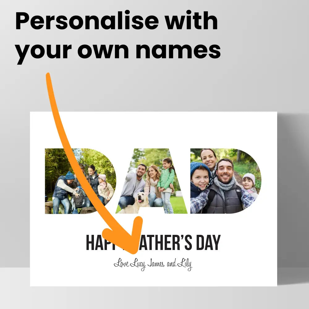 Personalised Father’s Day Print