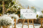 Personalised Large Foamex Wedding Welcome Sign for Reception and House Décor